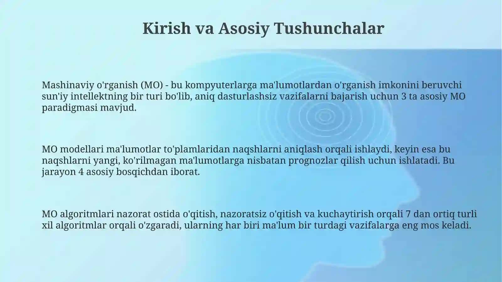 Mashinatajribasimodellari 3