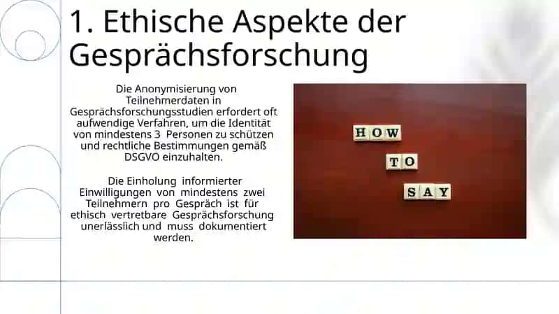 Zum Gegenstand der Gesprächsforschung 3