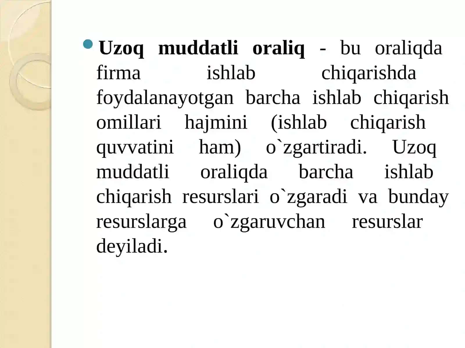 Ishlab chiqarish xarajatlari 3