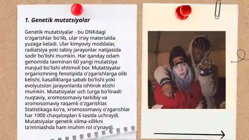 Tabiiy va sunʼiy mutatsiyalar 3