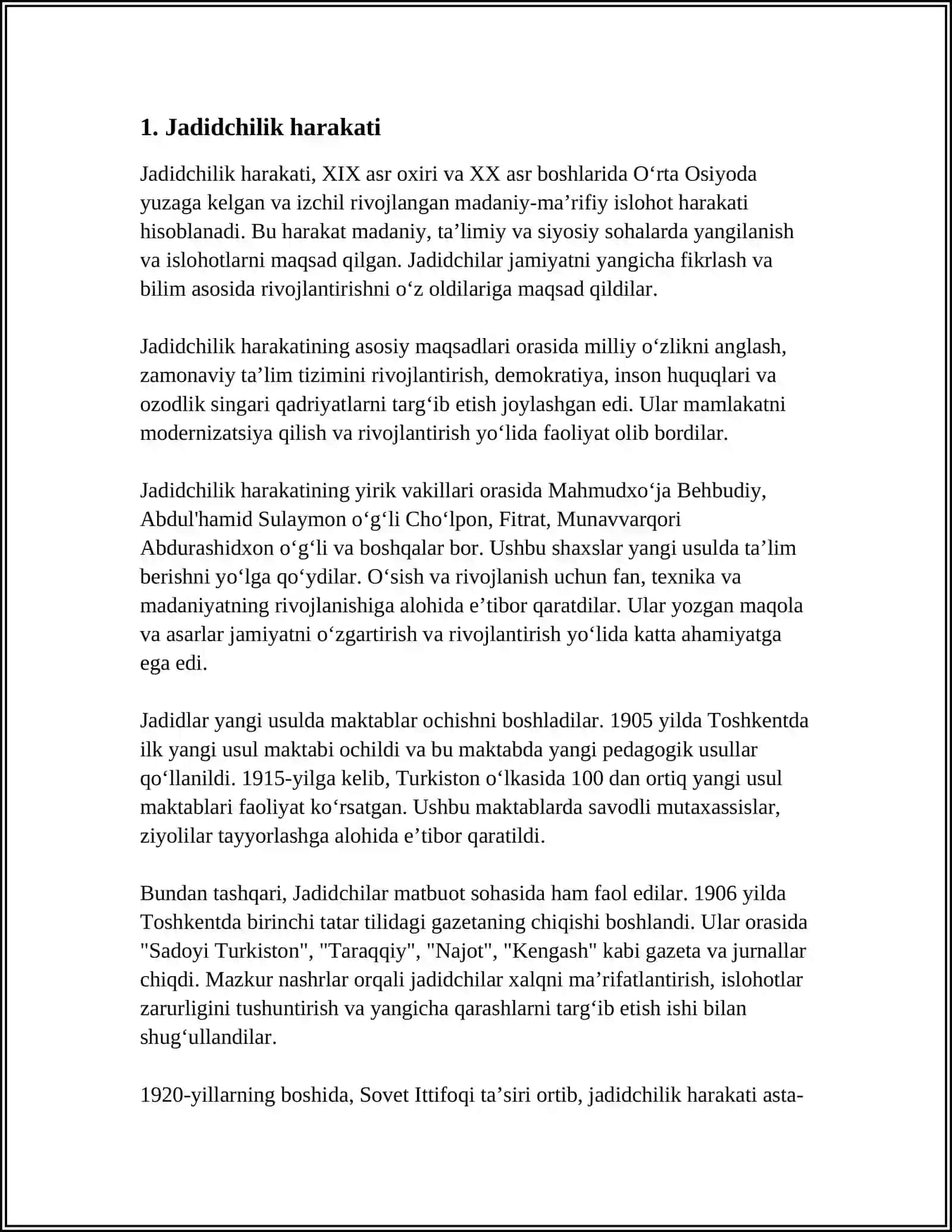 TURKISTON MA'RIFATPARVARLARI 3