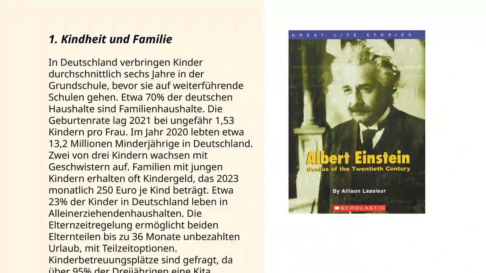 Albert Einstein: Lebenslauf und sein Beitrag zur Wissenschaft 3
