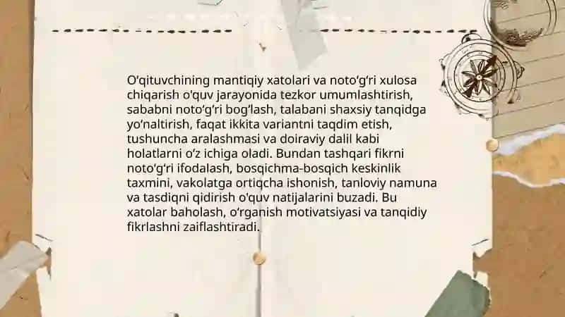 Oʻqituvchining ritorik xatolari 3