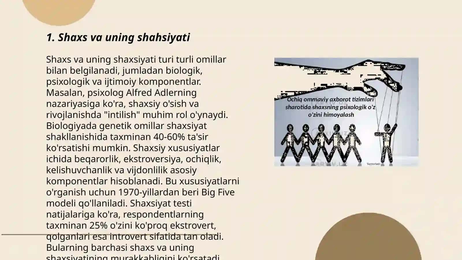 Shaxs psixologiyasi 3