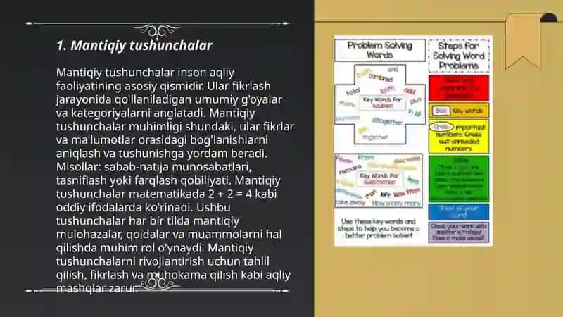 Mantiqiy masalalarni yechish 3