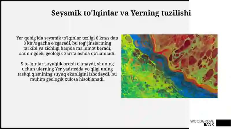Seysmik to'lqinlar va Yerning tuzilishi 3