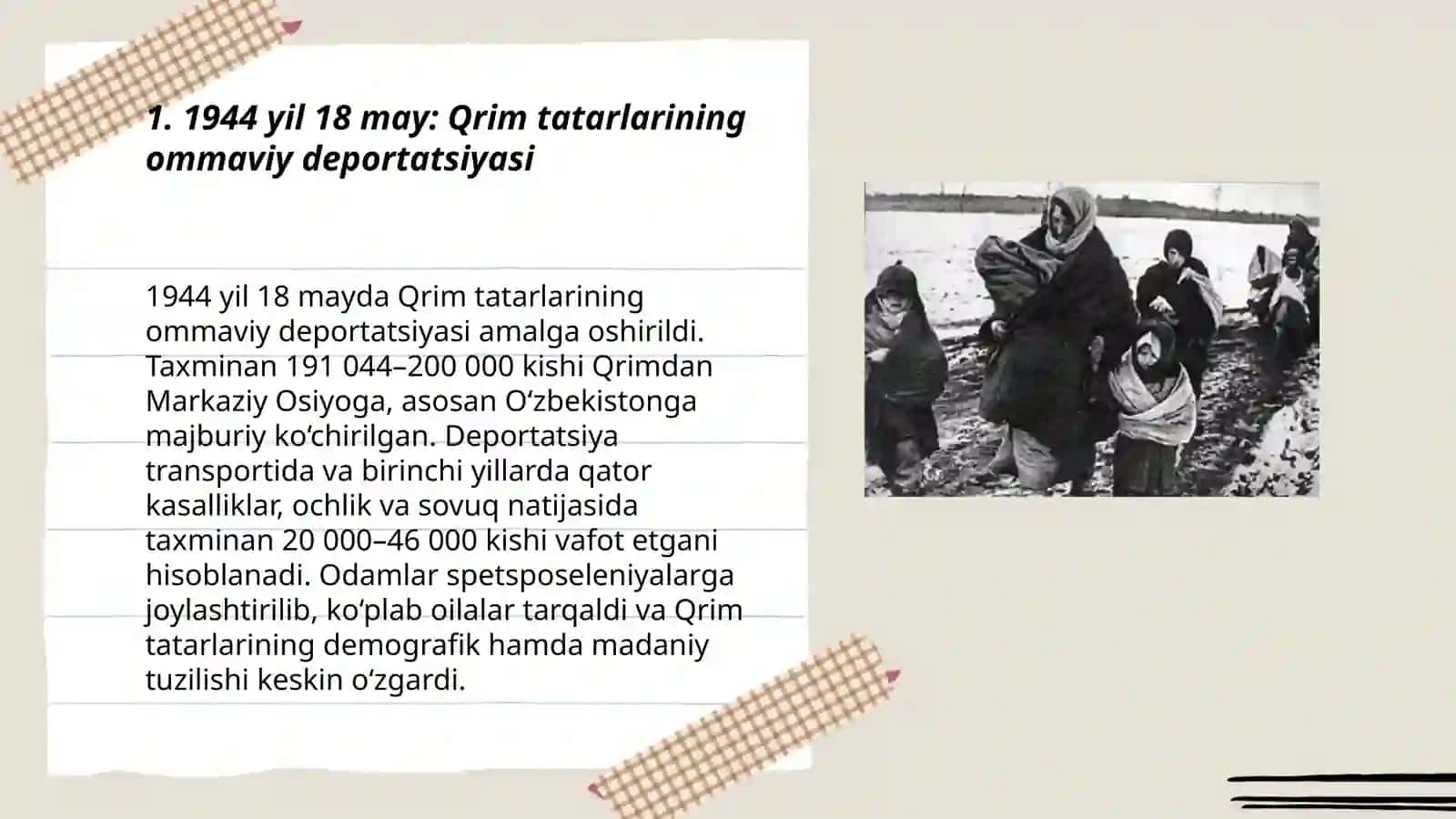 Qrim tatarlarining ommaviy deportatsiyasi 3