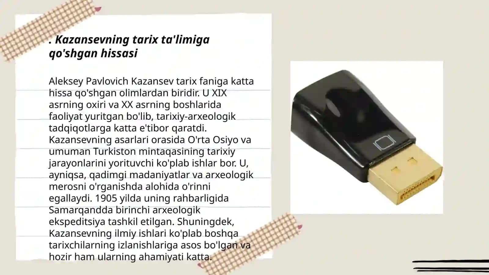 Kazansevning tarix ta'limiga qo'shgan hissasi 3