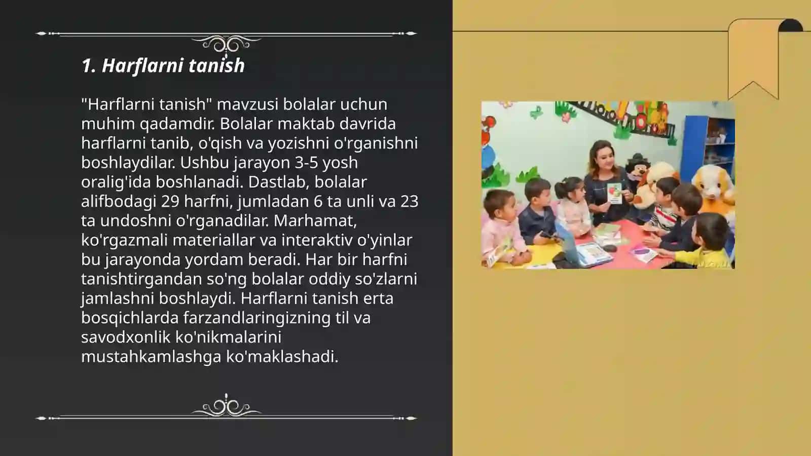 "Harflarni tanish" 3