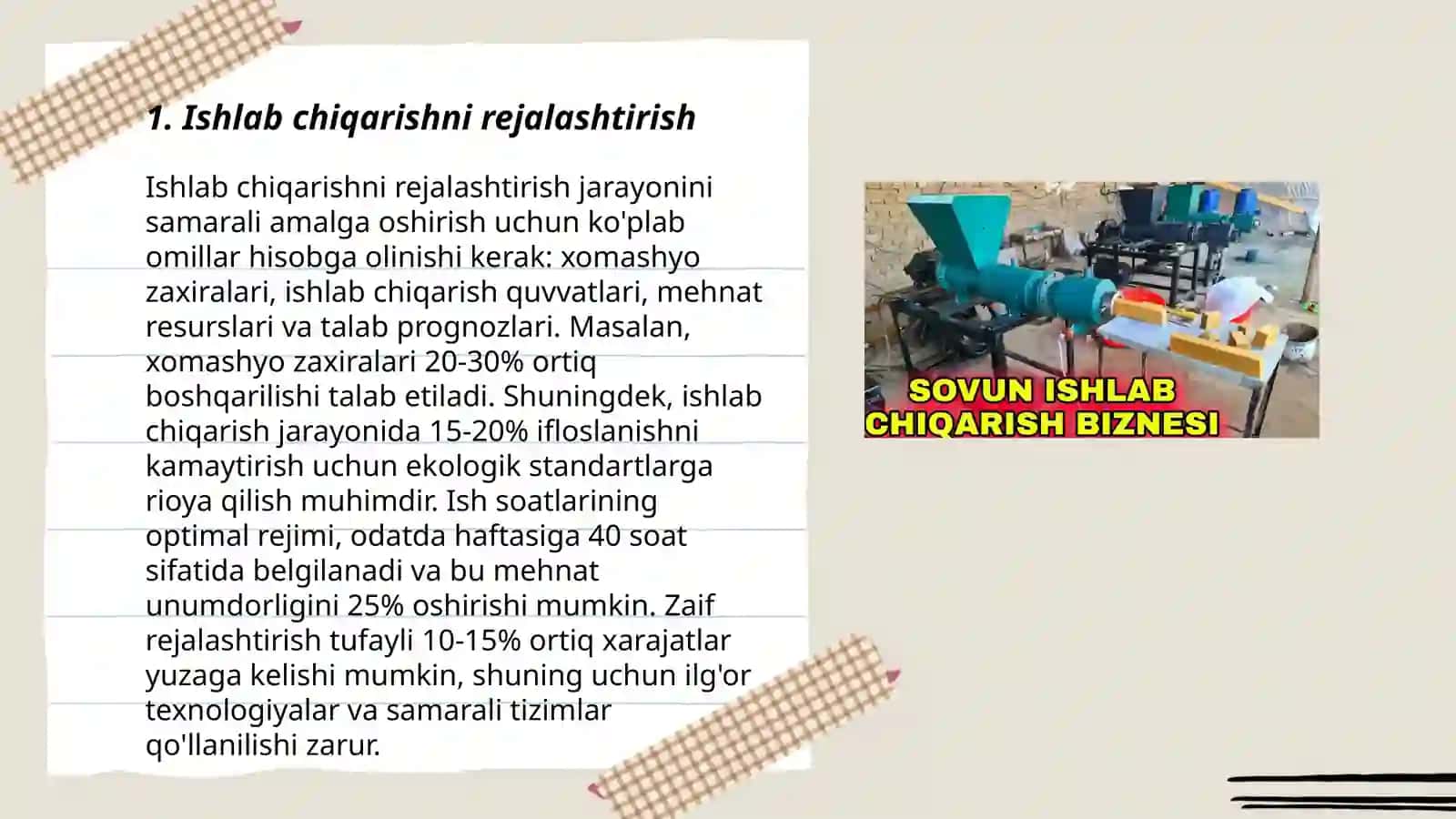 Ishlab chiqarish menejmenti 3