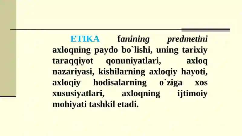 AXLOQIY QADRIYATLAR FALSAFASI (ETIKA) 3