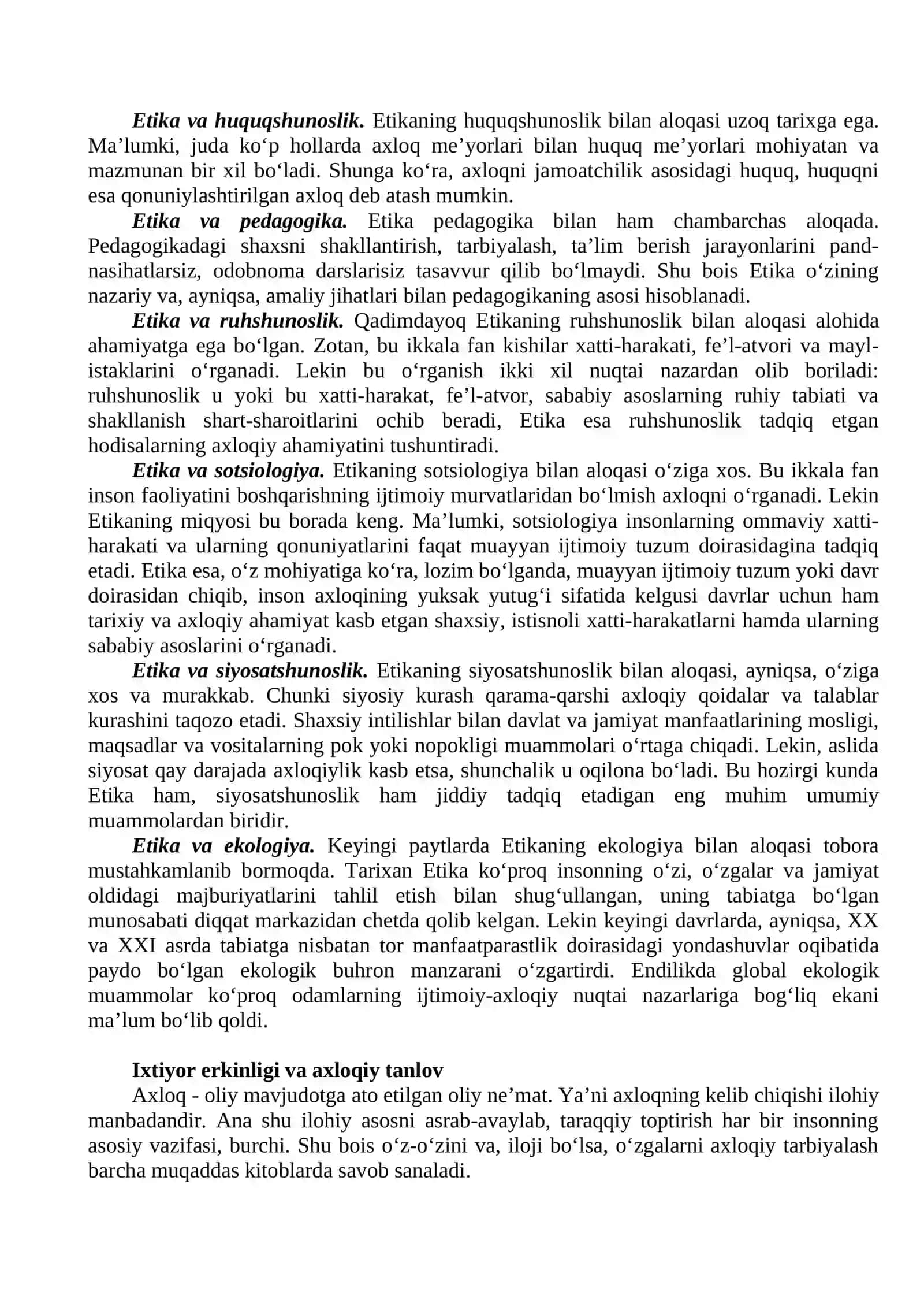 Axloq falsafasi (Etika) 3