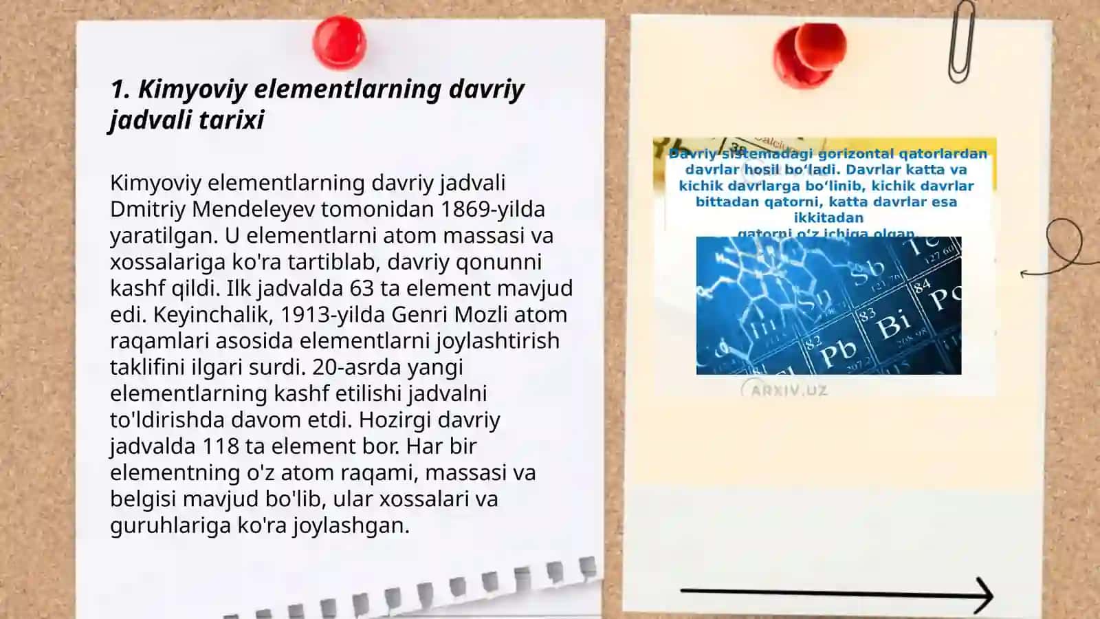 Kimyoviy elementlar davriy jadvali 3