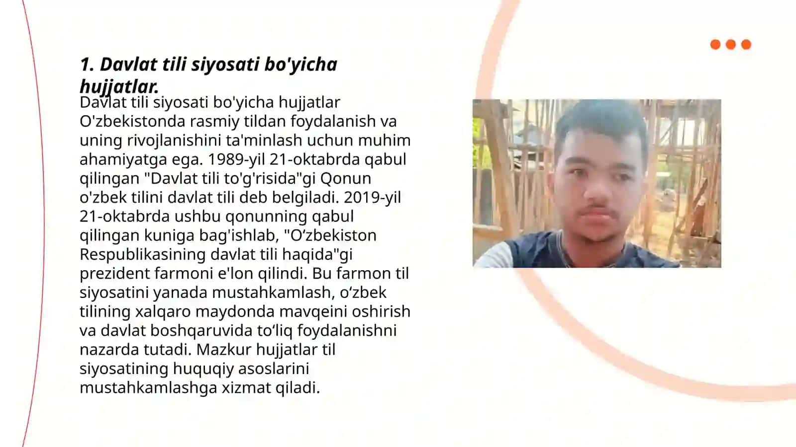 Davlat tili siyosati bo'yicha hujjatlar 3