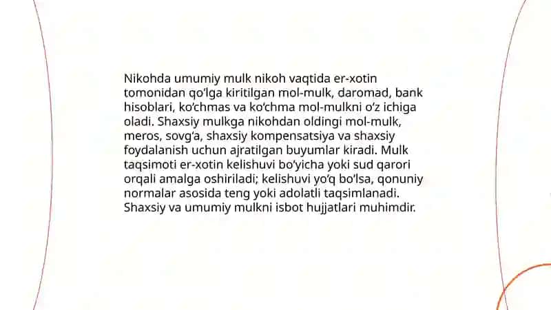 Mulk taqsimoti 3
