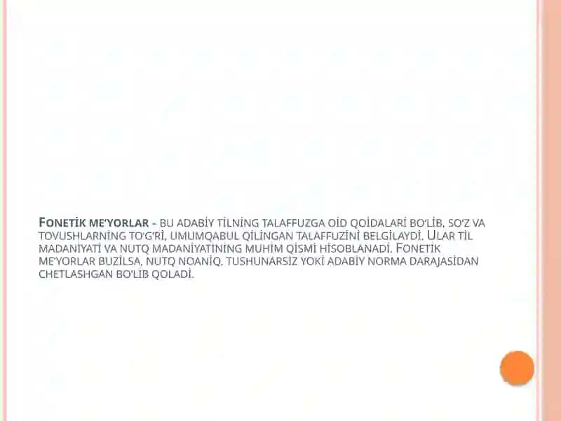 O‘zbek adabiy tili me’yorlari 3