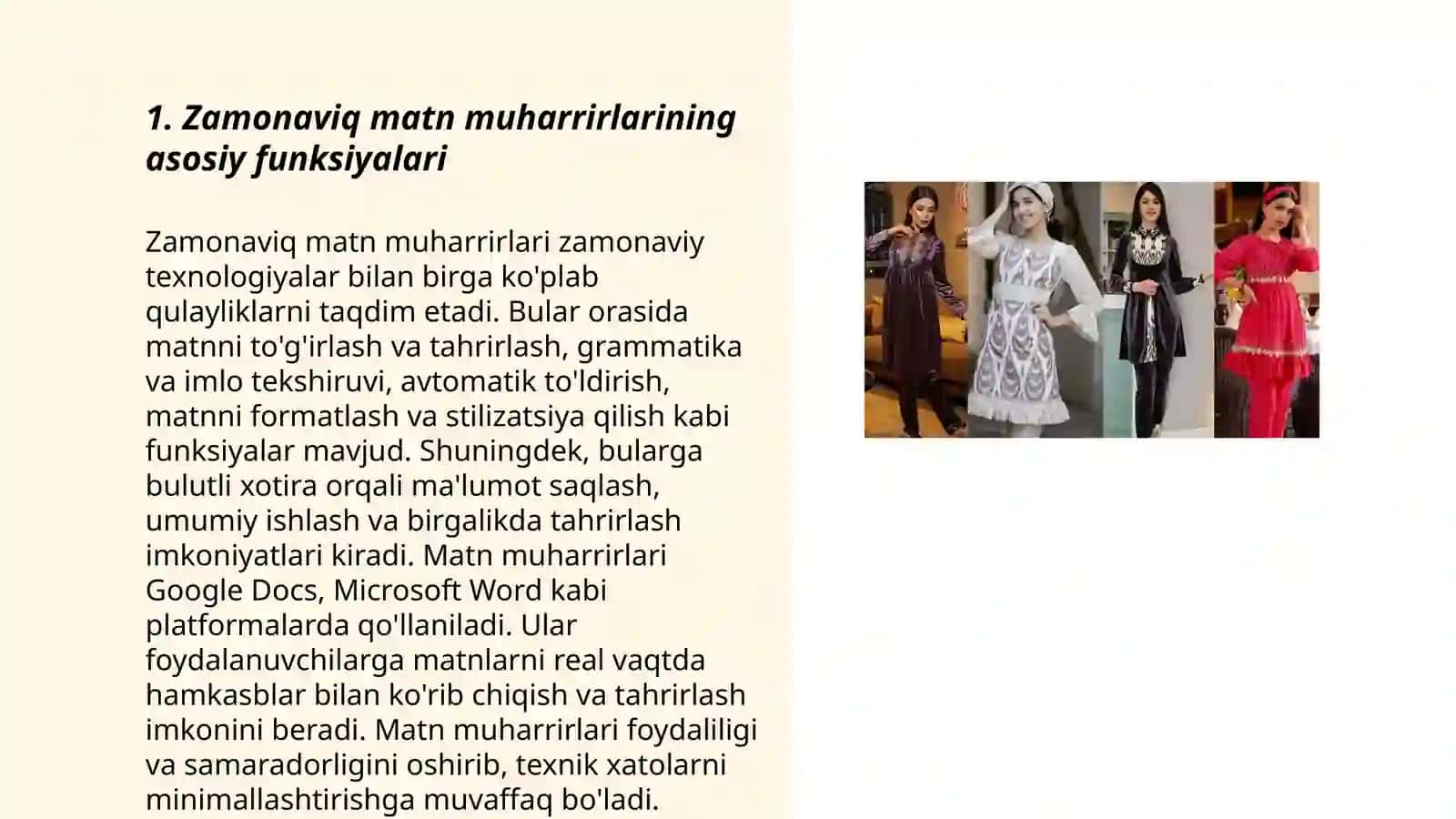 Zamonaviy matn muharrirlari 3