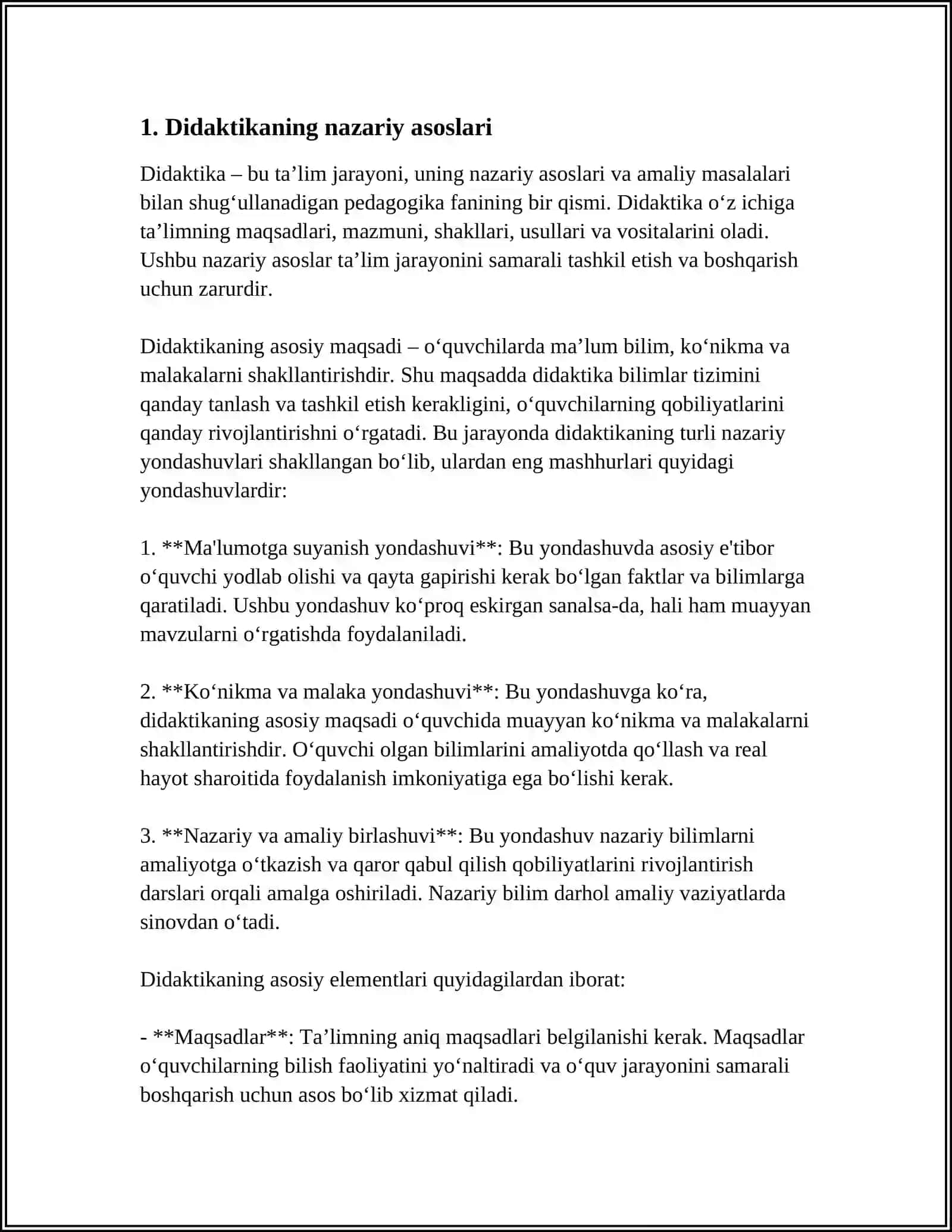 DIDAKTIKA TA’LIM NAZARIYASI SIFATIDA 3