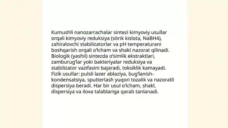 Kumushli nanozarrachalar 3