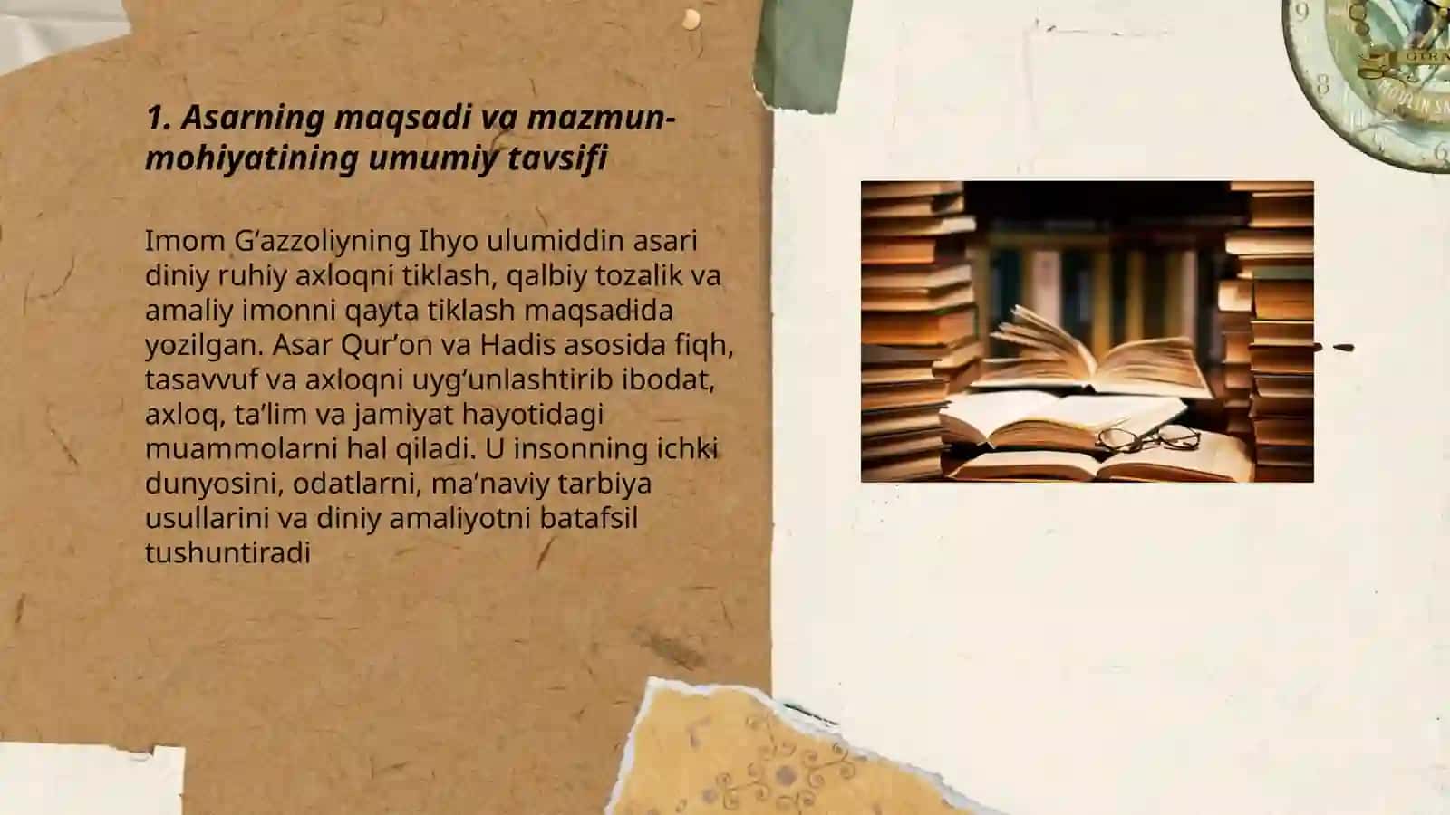 Imom Gʻazzoliyning “Ihyou ulumid-din” asari 3