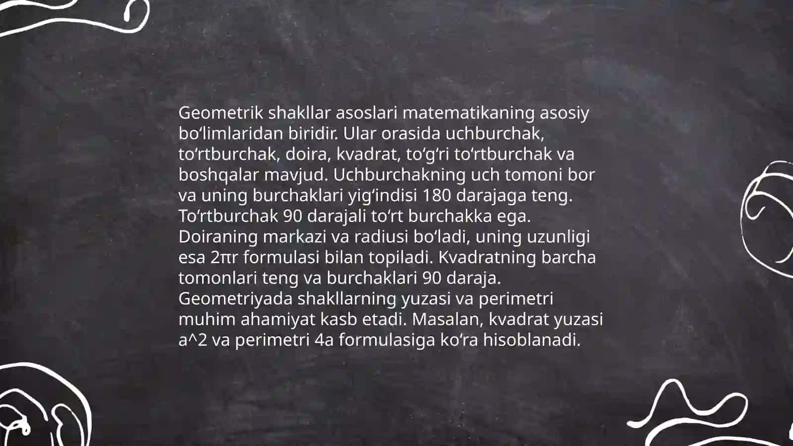 Geometrik shakllar asoslari 3