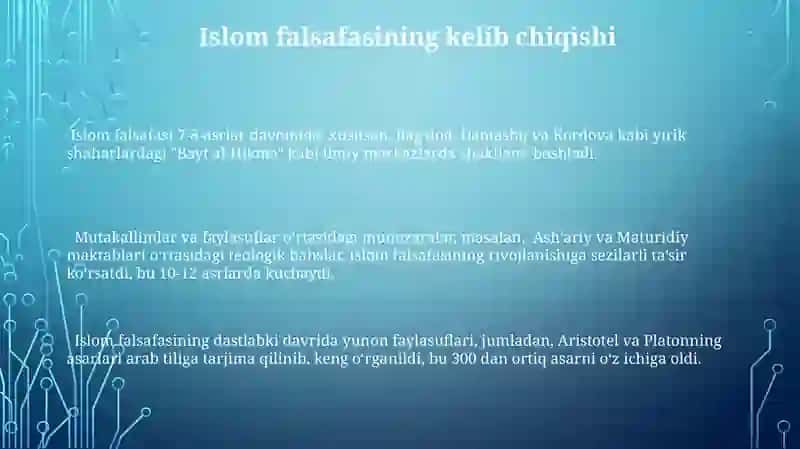 Islom falsafasi 3