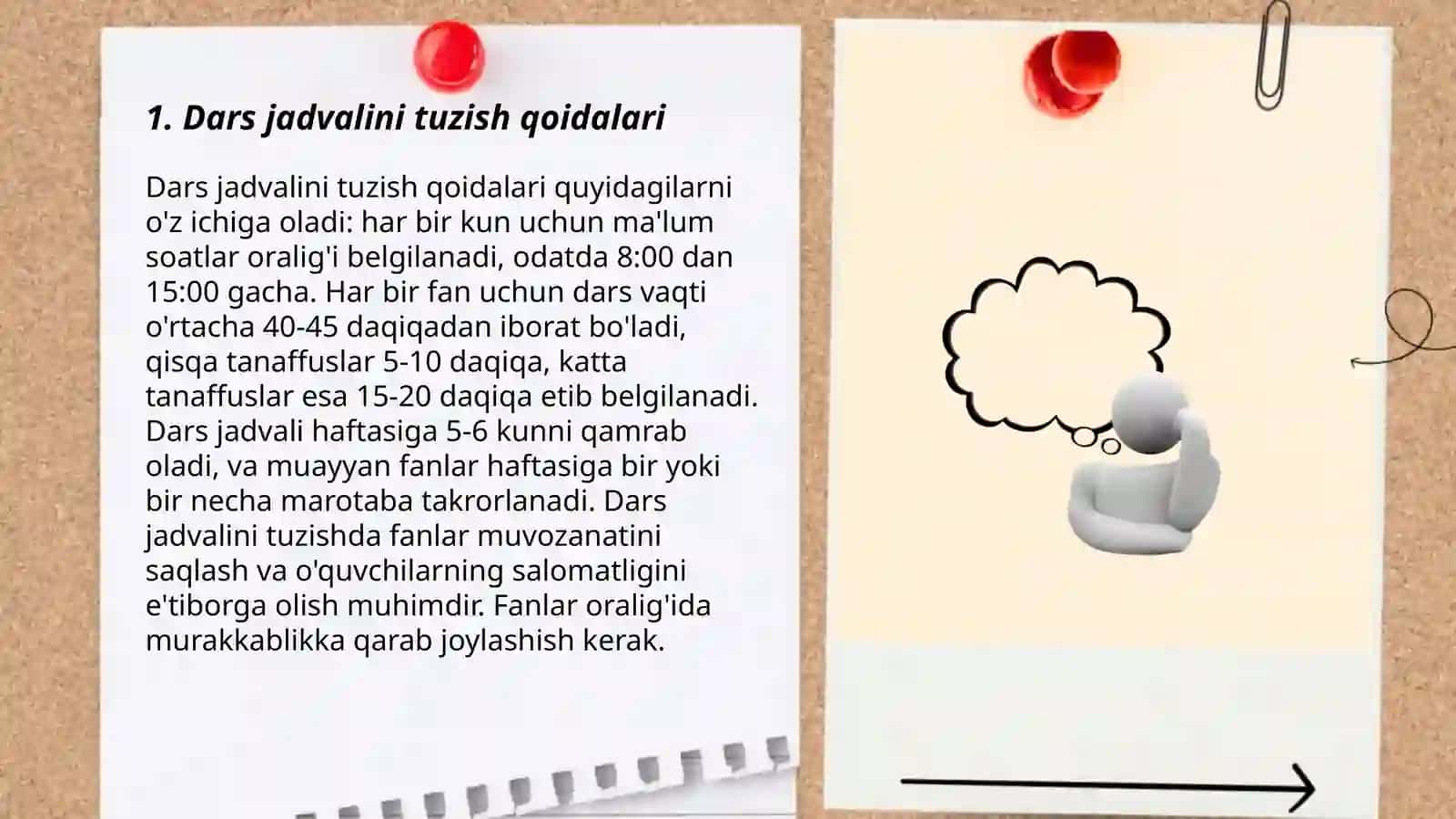 Dars jadvali va darsni gigiyenik baholash 3