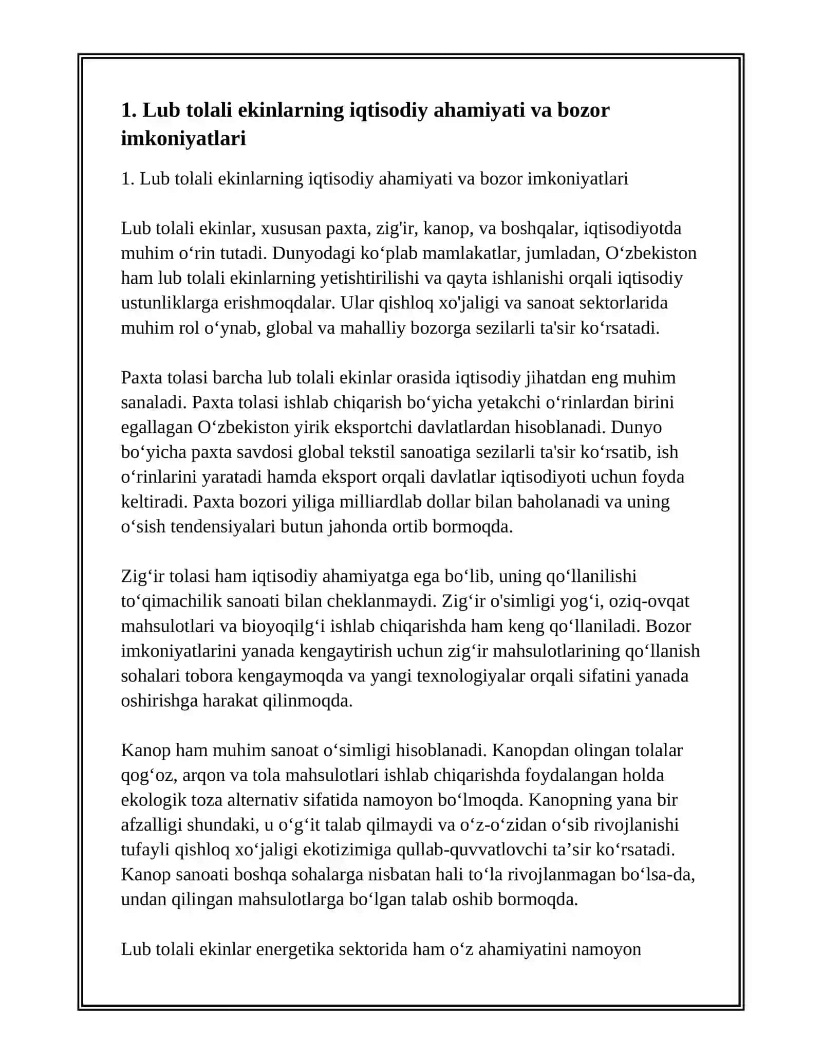LUB TOLALI EKINLAR AHAMIYATI 3