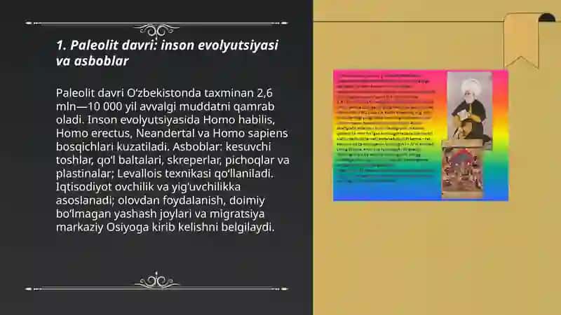 O‘zbekiston tarixining eng qadimgi davri 3