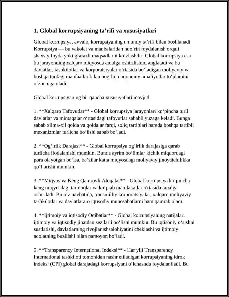 GLOBAL KORRUPSIYA 3