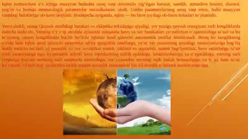 Iqlim va iqlimning bosib olinishi 3