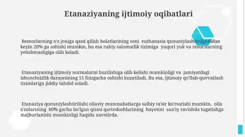 Evtanaziya muammolar 3