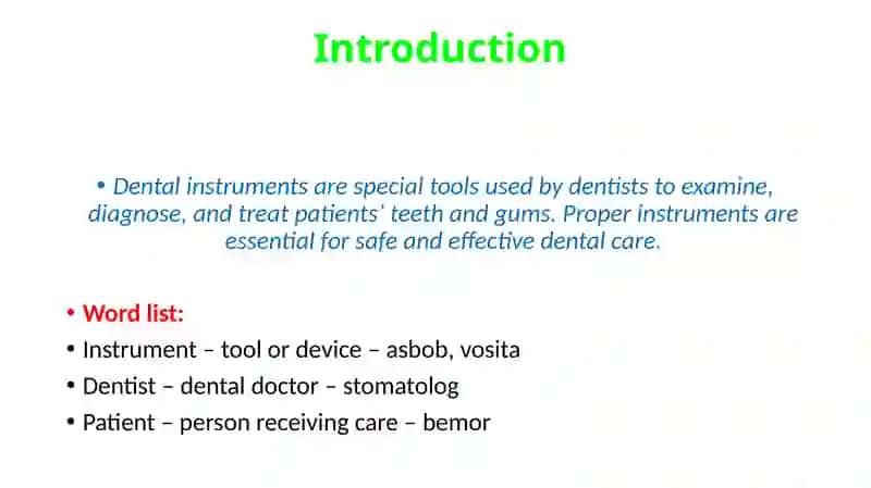 Dental Instruments 3
