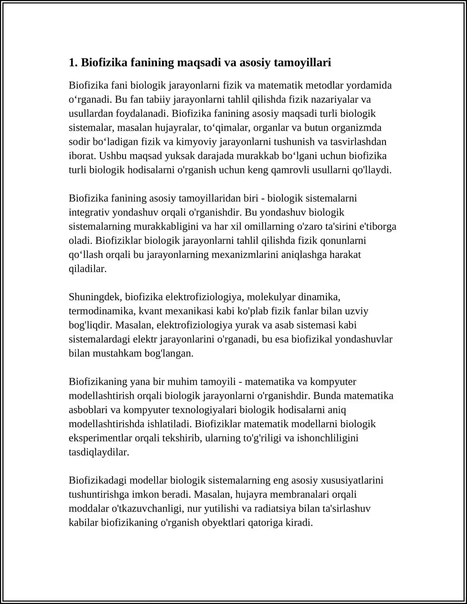 BIOFIZIKA FANINING MAQSADI VAZIFALARI VA TARIXI 3