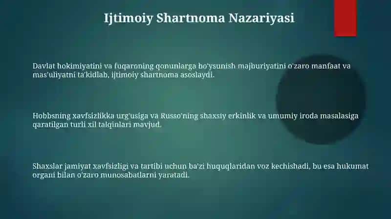 Jamiyat falsafasi 3