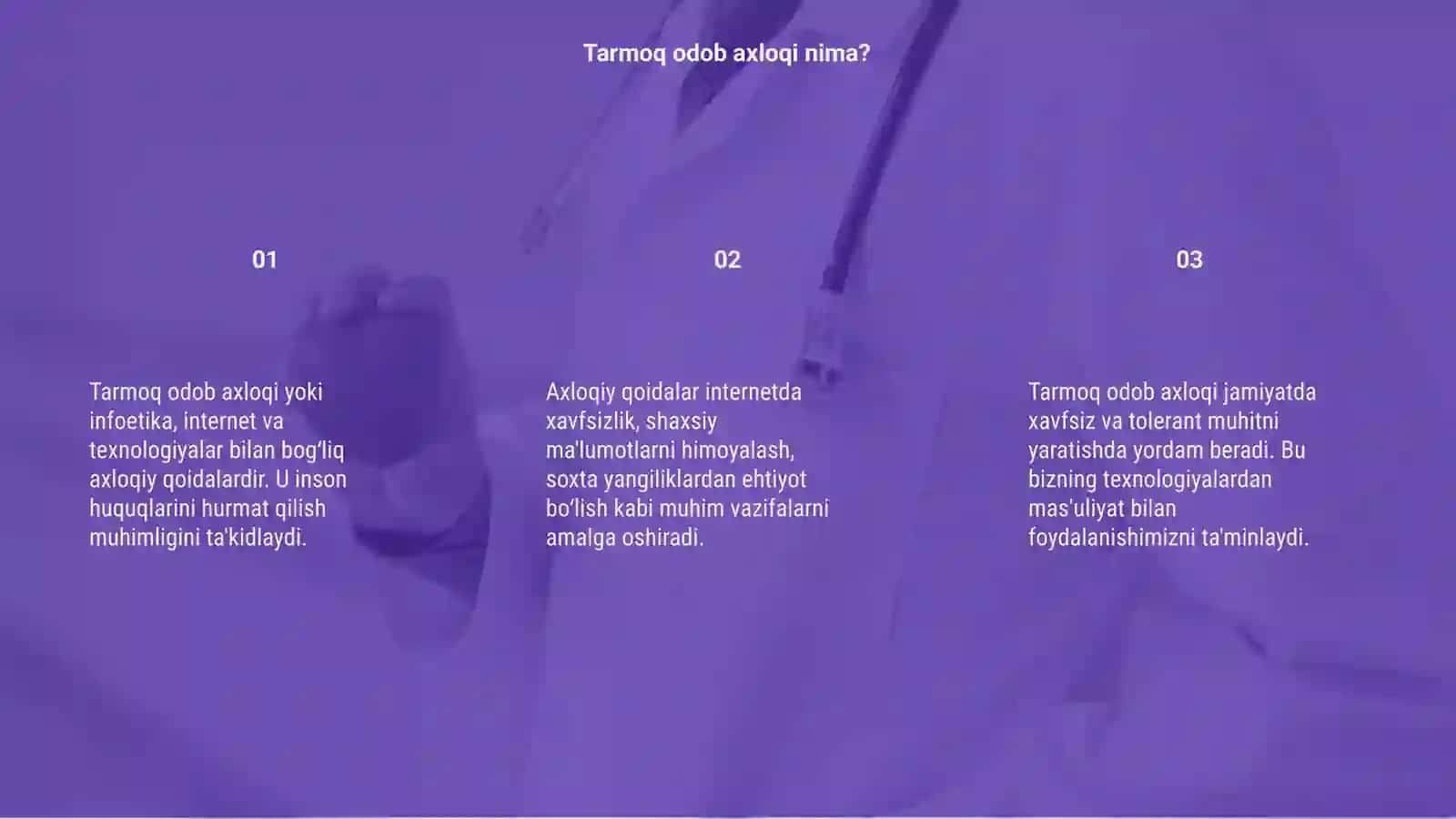 Tarmoq odob axloqi 3