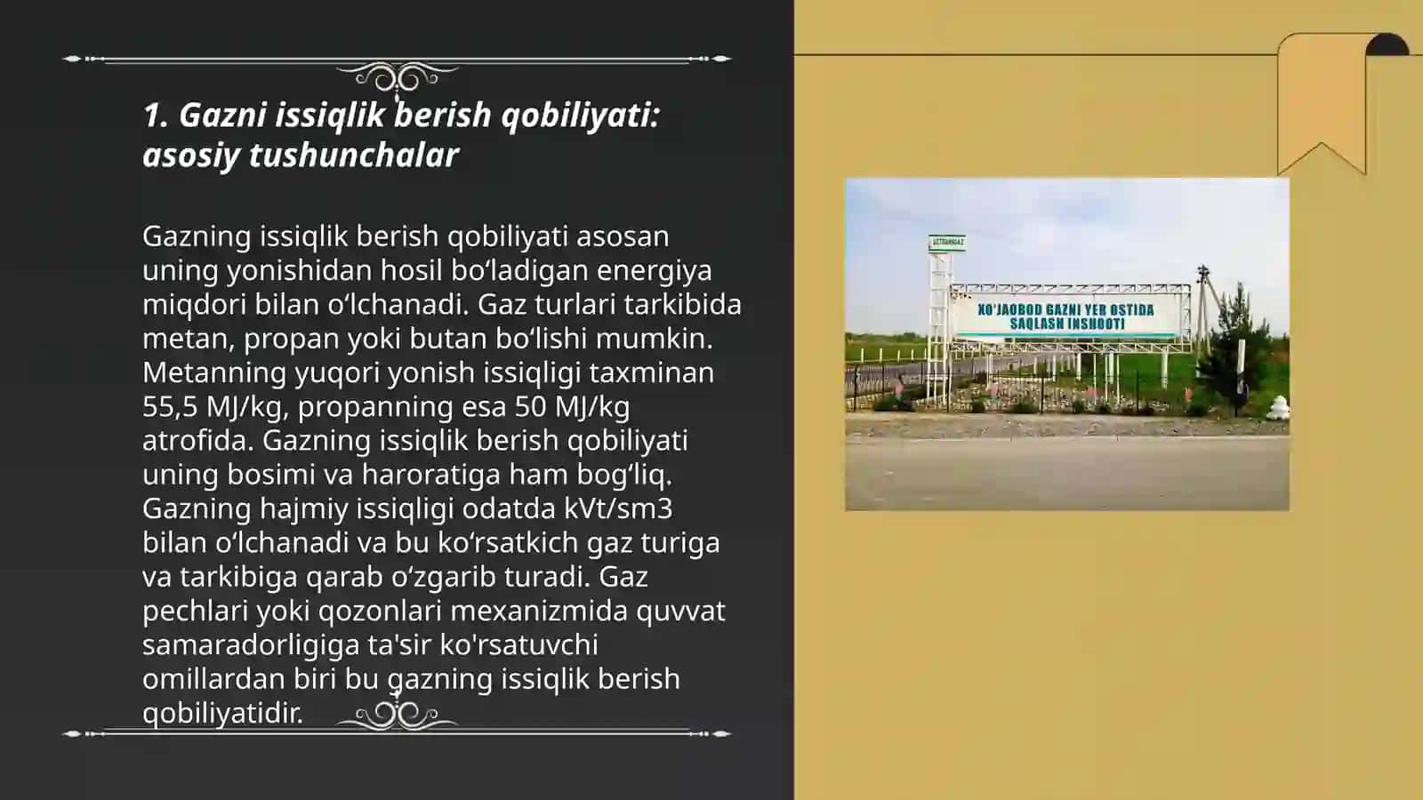 Gazni issiqlik berish qobiliyati 3