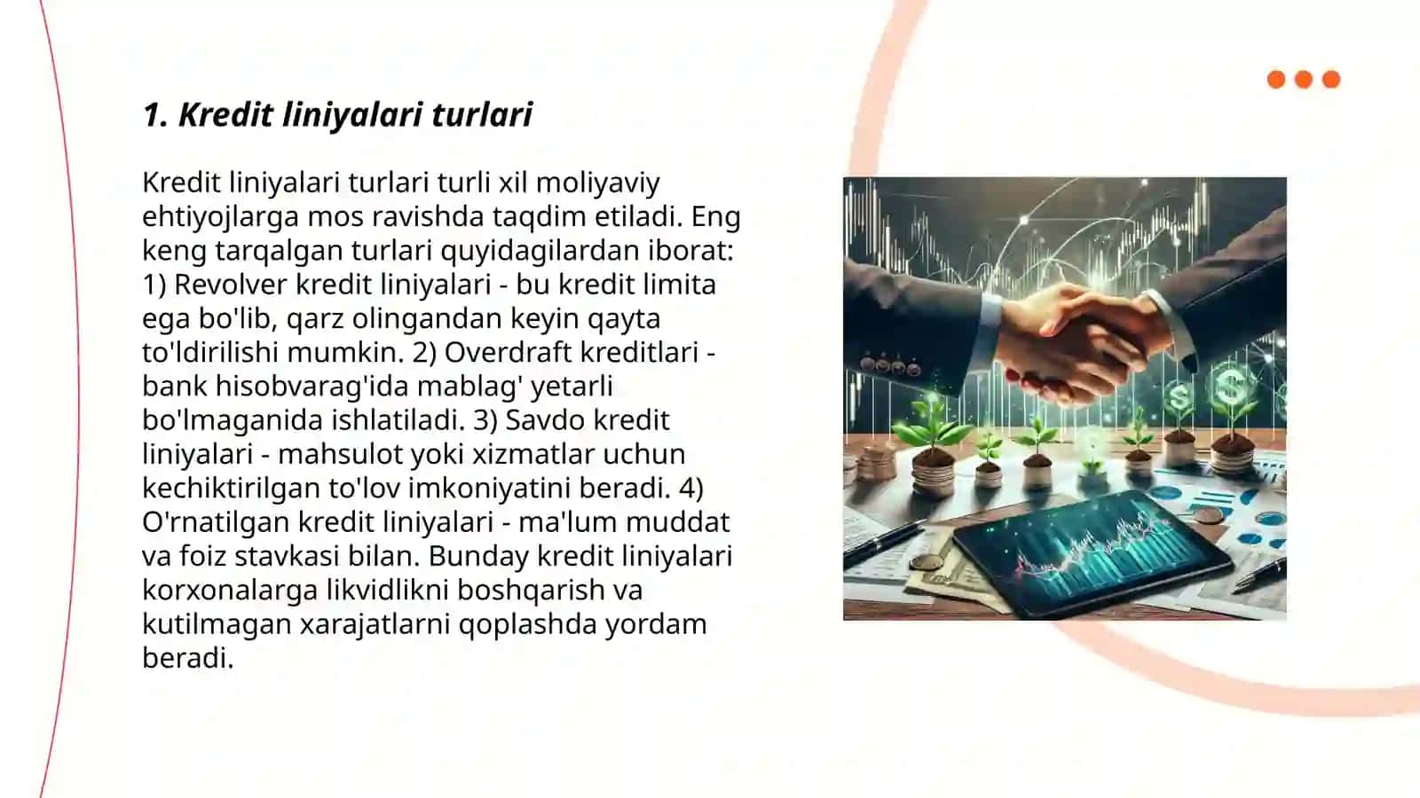 Kredit liniyalari va ular bilan bog'liq risklar 3