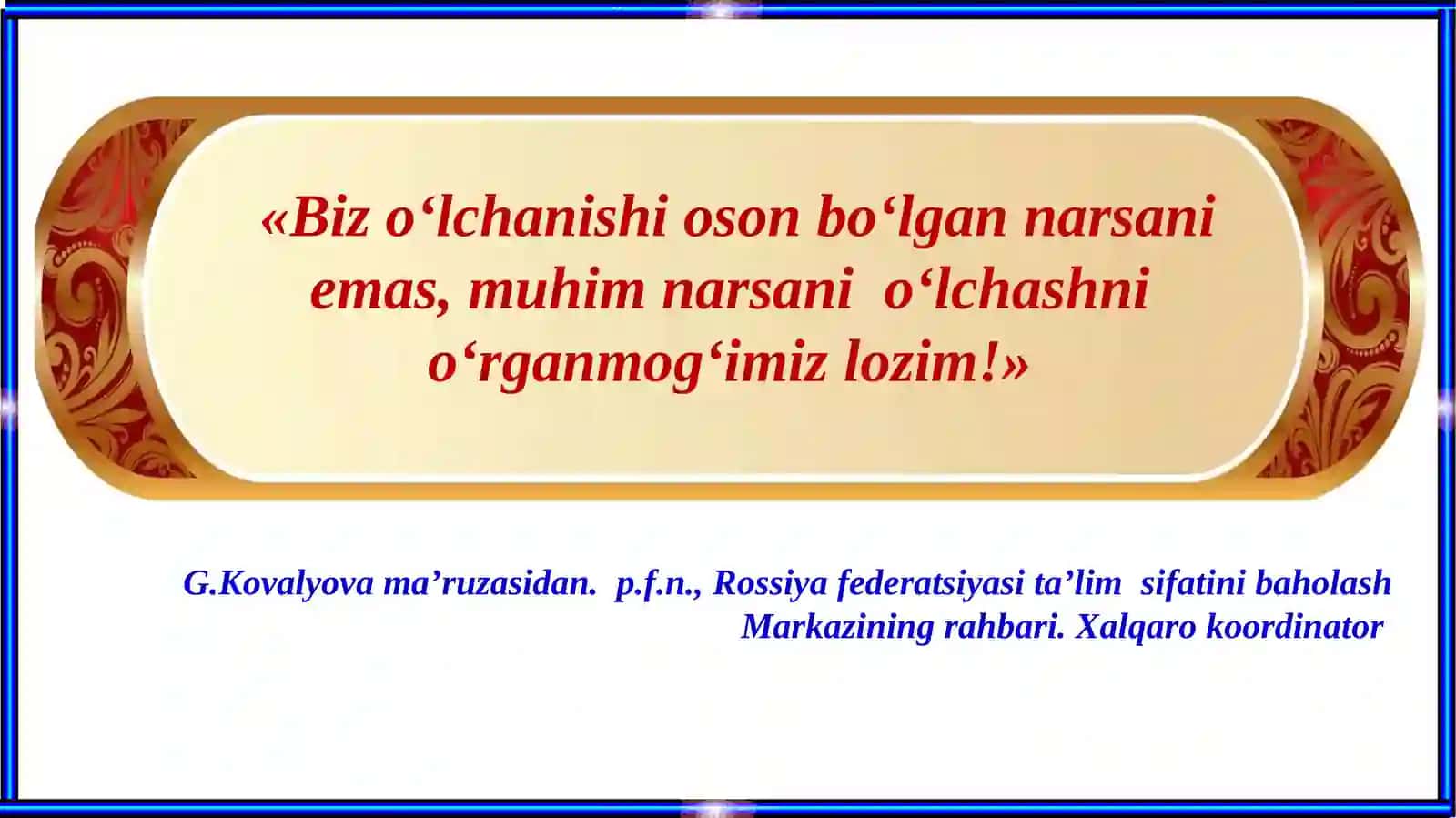 Jizzax VXTXQTNOHM Aniq va tabiiy fanlar metodikasi katta o`qituvchisi 3