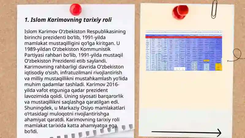 Islom Karimovning Tarixiy Roli 3