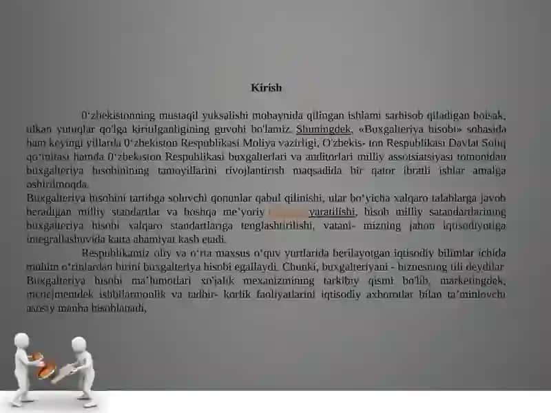 Buxgalteriya hisobini tashkil etish asoslar 3