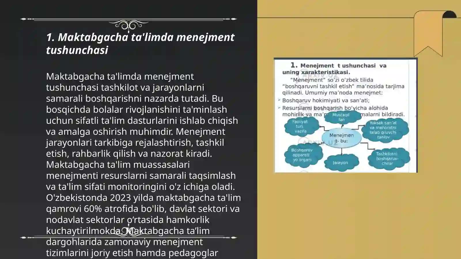 Maktabgacha ta'limda menejment tushunchasi 3