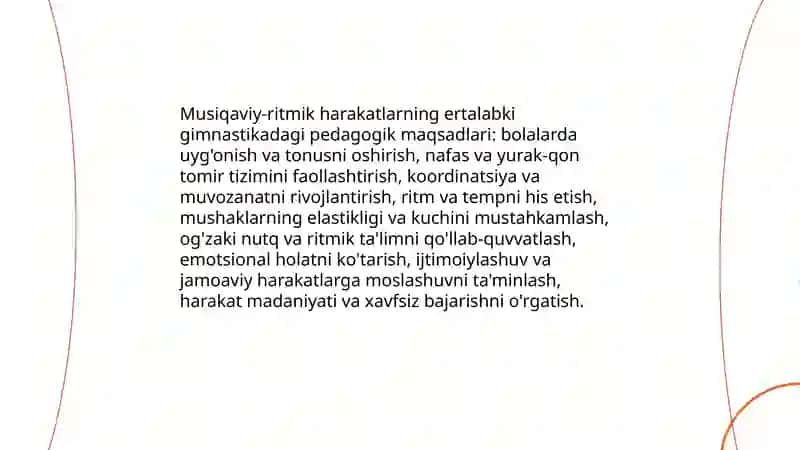 Musiqaviy-ritmik harakatlar 3