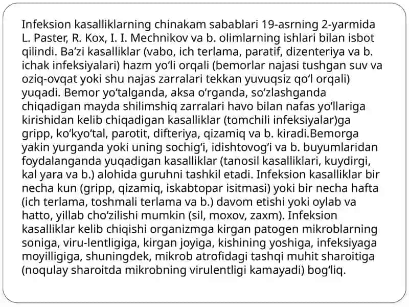 HAVO-TOMCHI YO’LI ORQALI YUQUVCHI INFEKSIYA (CORYNEBACTERIYA, MYCOBACTERIYA). 3