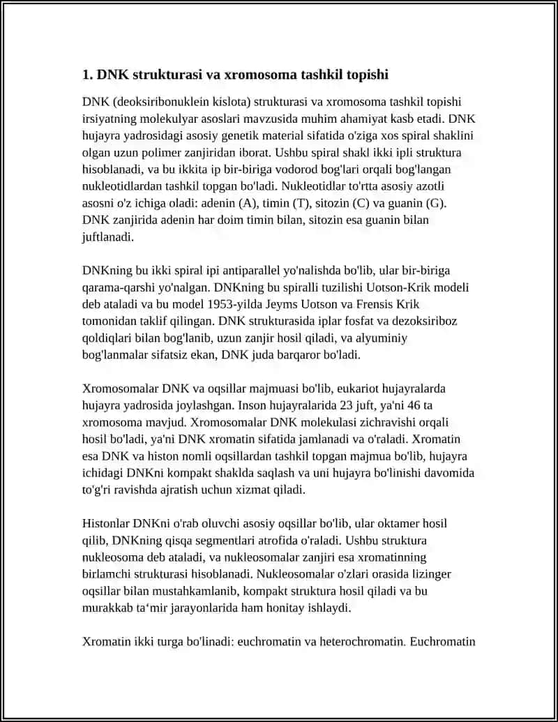 IRSIYATNING MOLEKULYAR ASOSLARI 3