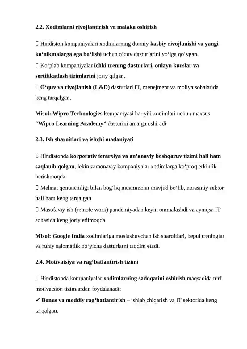 Hindistonda inson resurslari 3