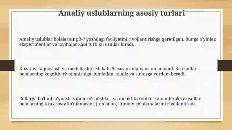 Amaliy metod turlari 3
