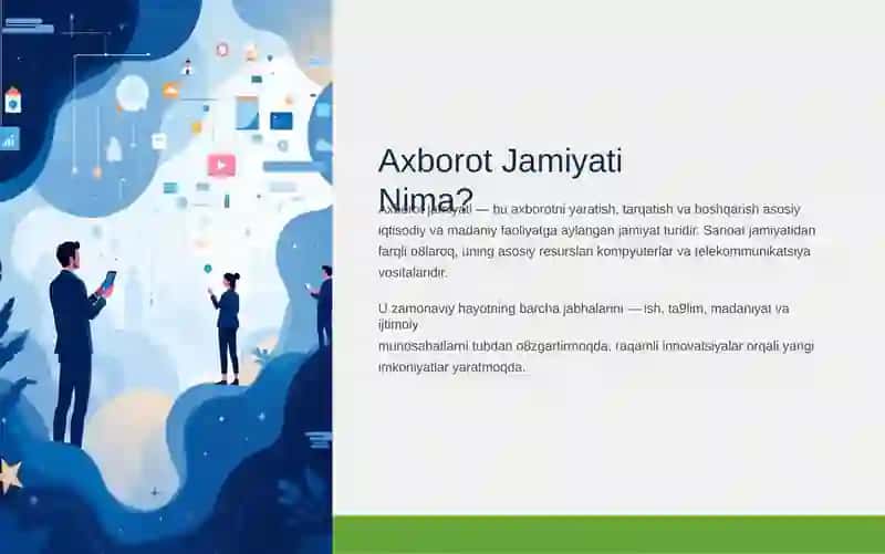 Axborot Jamiyati va Uning Istiqbollari 3