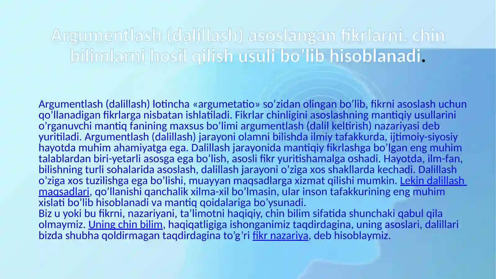 Bilimlar taraqqiyotining mantiqiy shakllari 3