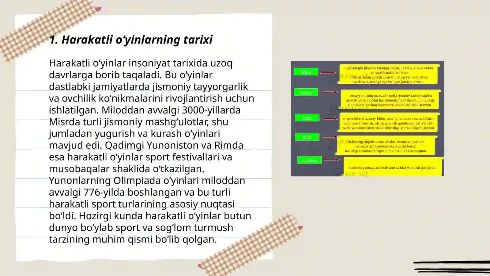 Harakatli oʻyinlar va uning mazmuni 3